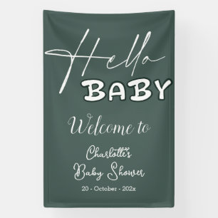 Banderoles Bonjour Bébé Élégante Fête de Naissance de Bébé Ve