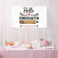 Bonjour maternelle personnalisé retour à l'école