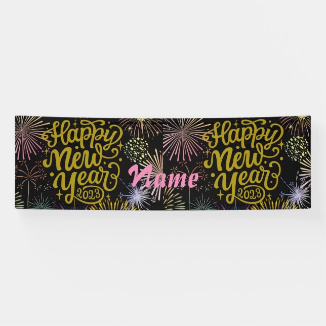 Banderoles Bonne année 2023 Thunder_Cove (Horizontal)