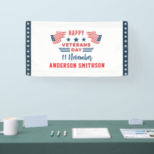 Banderoles Bonne fête des anciens combattants   Fête patrioti