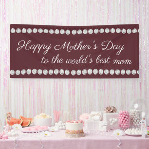 Banderoles Bonne fête des mères Diamants de Bourgogne