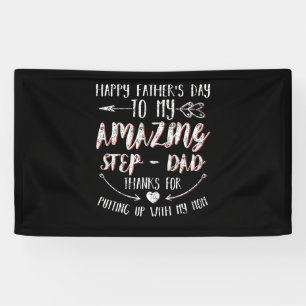 Banderoles Bonne Fête des pères À Mon Étape-Papa Extraordinai