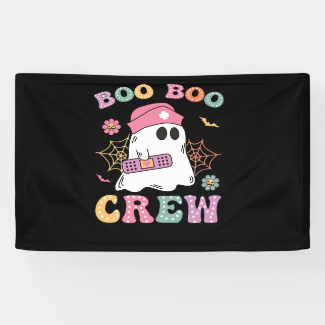 Banderoles Boo Boo Crew Ghost Nurse Classic T-shirt (Horizontal)