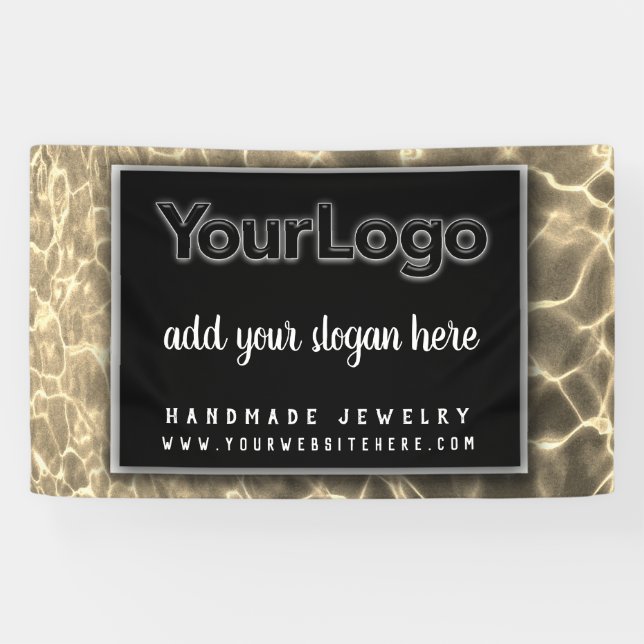 Banderoles Boss Modern Professional Entreprise Logo d'entrepr (Horizontal)