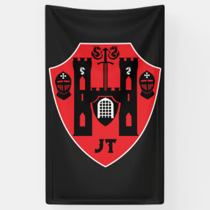Banderoles Bouclier Knights personnalisable