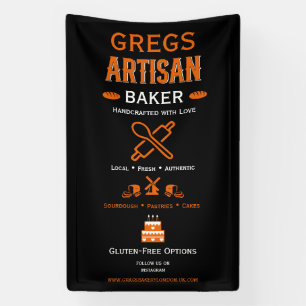 Banderoles Boulangerie Artistique Promotion d'entreprise