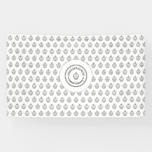 Banderoles Boulangerie douce maison logo d'entreprise sur mes