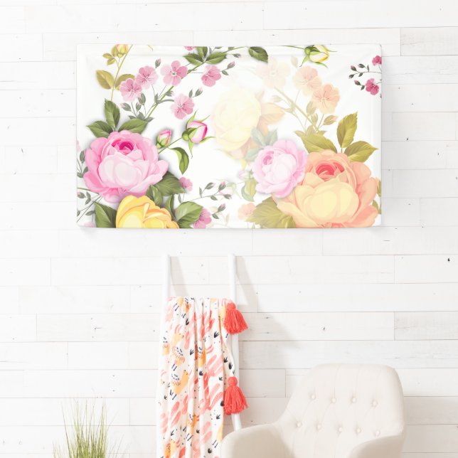 Banderoles Bouquets de Roses 4 (En situation)