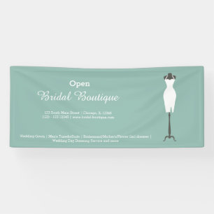 Banderoles Boutique nuptiale - Choisissez votre couleur arriè
