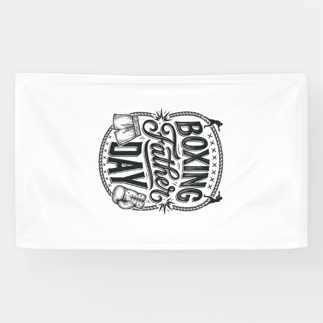 Banderoles Boxing Father Day Vintage Engraving Shirt Design_1 (Horizontal)