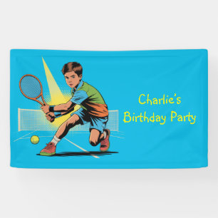Banderoles Boy Tennis Anniversaire Party
