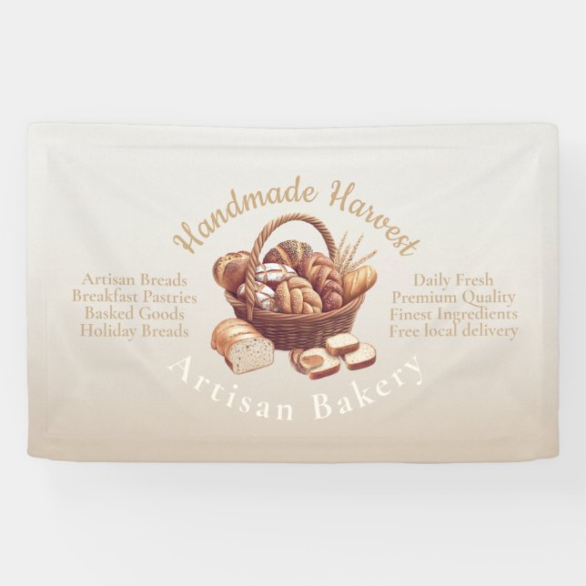 Banderoles Bread Basket  Banner (Horizontal)