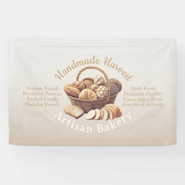 Banderoles Bread Basket  Banner (Horizontal)