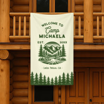 Bride Camp Bachelorette Retro Bienvenue