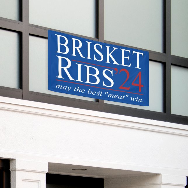 Banderoles Brisket and Ribs 2024 "May the Best Meat Win" (Bâtiment extérieur)