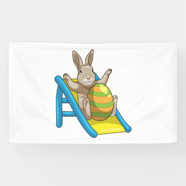 Banderoles Bunny Easter Easter oeuf Slide (Horizontal)