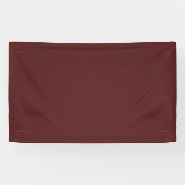 Banderoles Burgundy Deep Red Personnalisé (Horizontal)
