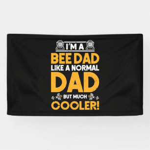 Banderoles Cadeau d'apiculteur Je suis un papa abeille