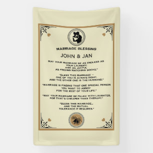 Banderoles Cadeau de bénédiction de mariage