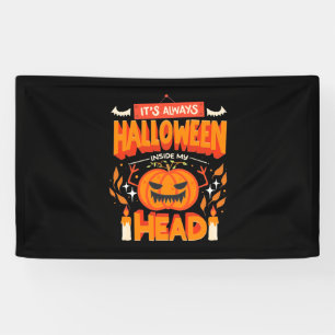 Banderoles Cadeau Halloween Toujours Hallowen intérieur