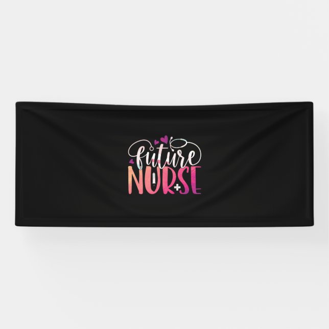 Banderoles Cadeau infirmière | future infirmière (Horizontal)