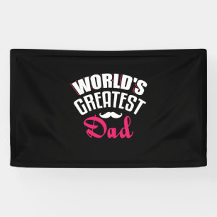 Banderoles Cadeau Papa Meilleur Papa du Monde