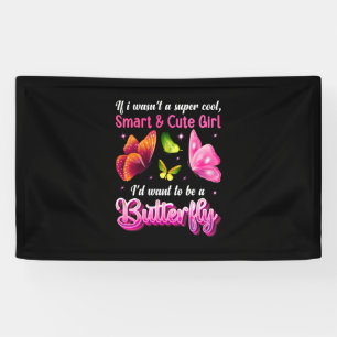 Banderoles Cadeau Papillon Je voudrais être un papillon