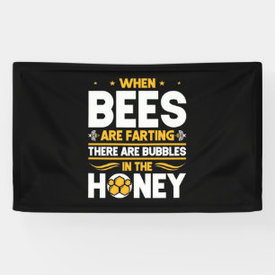 Banderoles Cadeau pour apiculteur   Quand les abeilles font d