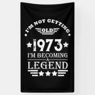 Banderoles Cadeaux de 50e anniversaire vintages personnalisés