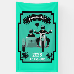 Banderoles Cadeaux De Mariage De Moto Pour Couple