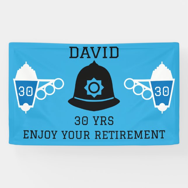 Banderoles Cadeaux et Accessoires de la Police Britannique    (Horizontal)