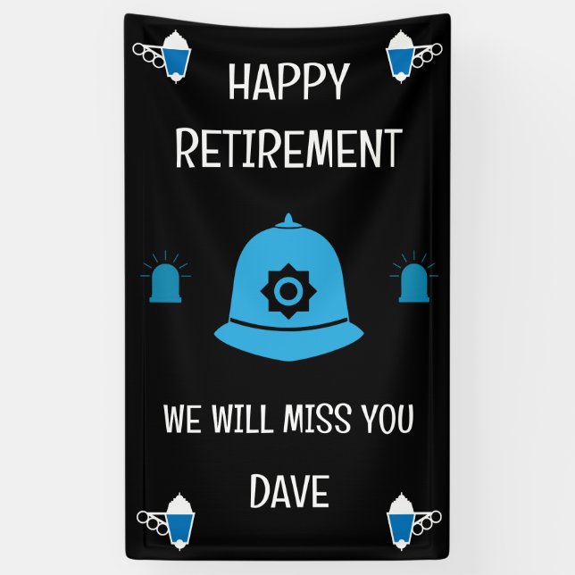 Banderoles Cadeaux Et Accessoires De Police Britannique (Vertical)