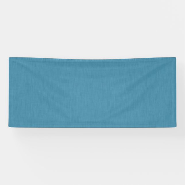 Banderoles Calme et simple Fond texturé en lin bleu  (Horizontal)