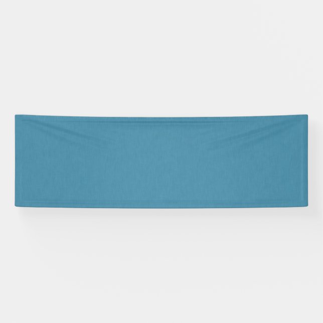Banderoles Calme & simple Fond texturé en lin bleu  (Horizontal)