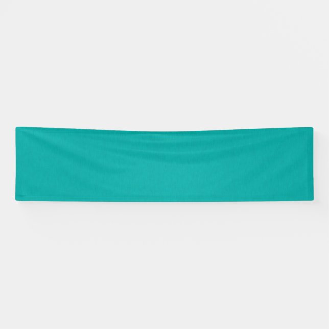 Banderoles Calme & simple Fond texturé turquoise (Horizontal)
