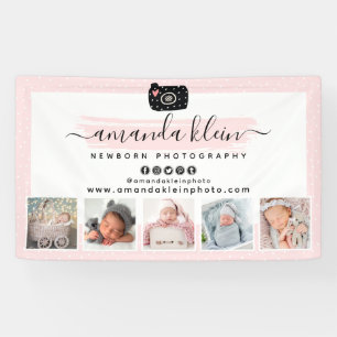 Banderoles Caméra photo minimaliste mignonne Logo & Photos