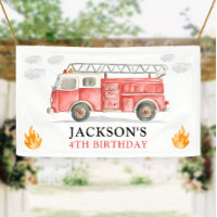 Camion de pompiers Appel à tous les pompiers Garço