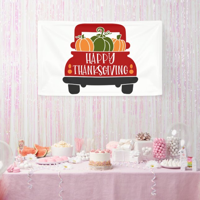 Banderoles Camion Thanksgiving (Fête)