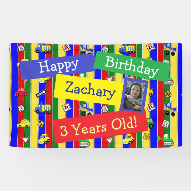 Banderoles Camions, voitures, tracteurs et signalisation rout (Horizontal)