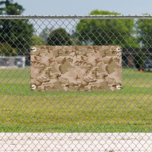 Banderoles Camouflage Désert Avec Galets, Militaire, Armée