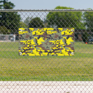 Banderoles Camouflage jaune et Brown, Militaire, Armée