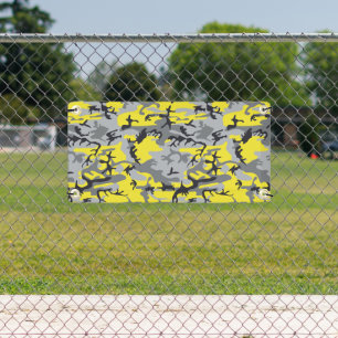 Banderoles Camouflage jaune et gris, Militaire, Armée