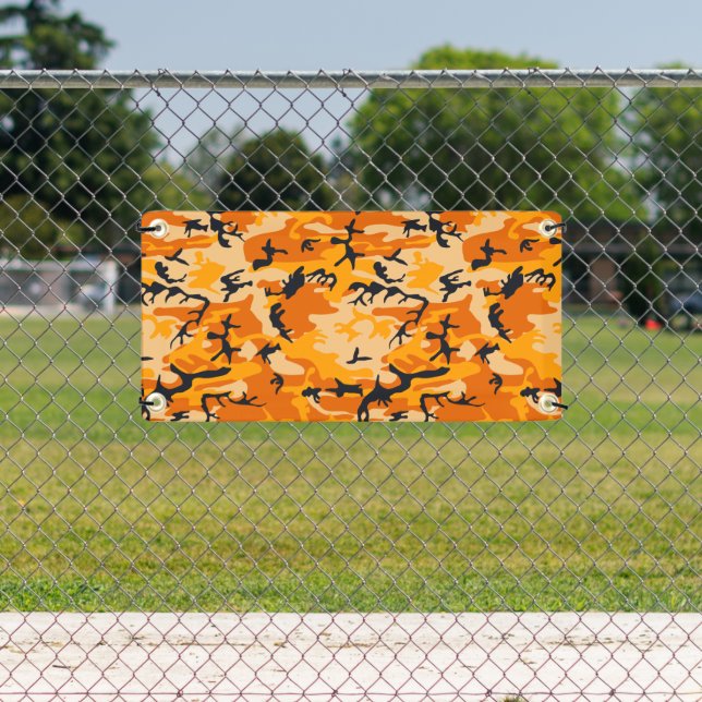 Banderoles Camouflage orange, Militaire, Armée (Insitu)