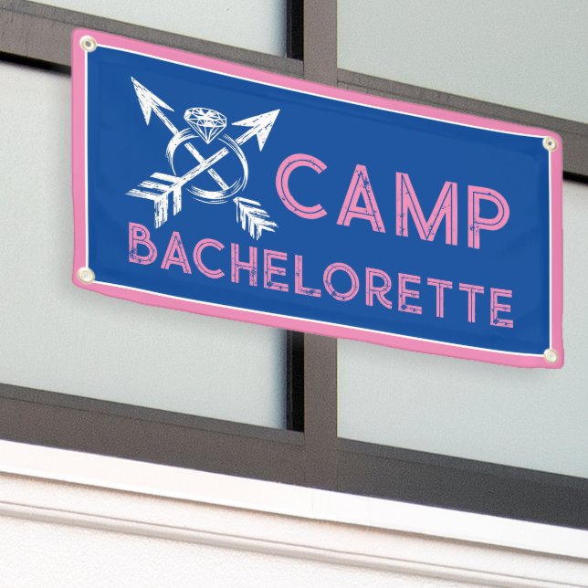 Banderoles Camp Enterrement de Vie de Jeune Fille (Bâtiment extérieur)