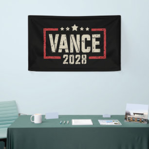 Banderoles Campagne d'élection présidentielle de Vance 2028 D