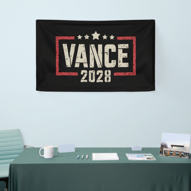 Banderoles Campagne d'élection présidentielle de Vance 2028 D (Salon professionnel)