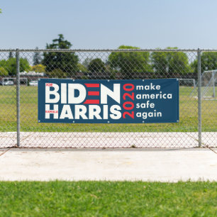 Banderoles Campagne électorale Biden Harris 2020 en plein air