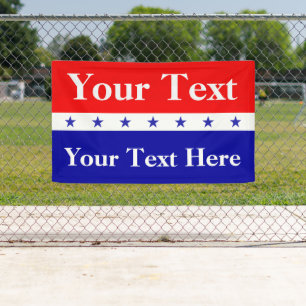 Banderoles Campagne électorale de Personnaliser