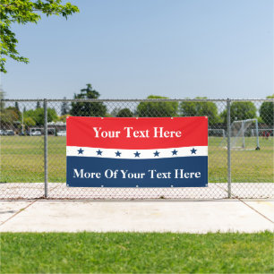 Banderoles Campagne politique personnalisée