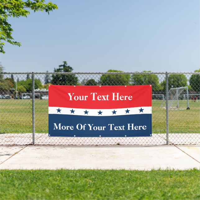 Banderoles Campagne politique personnalisée (Insitu)